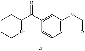 Eutylone (hydrochloride) Structure