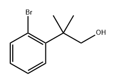 2-(2-溴苯基)-2-甲基丙-1-醇, 177748-64-0, 结构式
