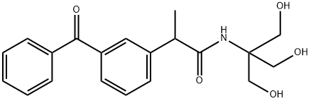 酮洛芬氨丁三醇酰胺 结构式