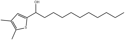 α-Decyl-4,5-dimethyl-2-thiophenemethanol Structure