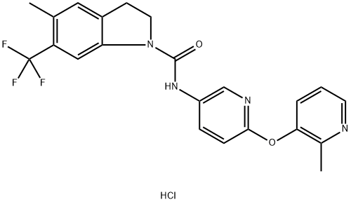 SB 243213 dihydrochloride, 1780372-25-9, 结构式