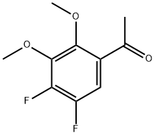 1-(4,5-Difluoro-2,3-dimethoxyphenyl)ethanone 结构式