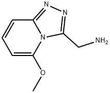 1-{5-methoxy-[1,2,4]triazolo[4,3-a]pyridin-3-yl}methanamine Structure