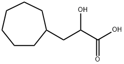 Cycloheptanepropanoic acid, α-hydroxy- 结构式