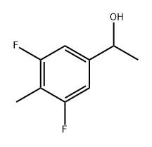 1-(3,5-Difluoro-4-mthylphnyl)thanol Struktur