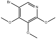 5-Bromo-2,3,4-trimethoxypyridine Structure