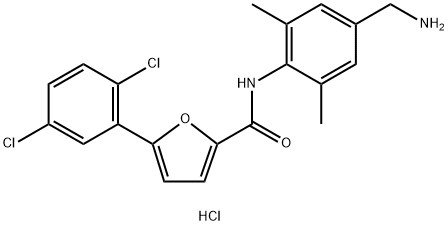 N-[(4-(Aminomethyl)-2,6-dimethylphenyl]-5-(2,5-dichlorophenyl)-2-furancarboxamide hydrochloride|CYM 50358盐酸盐
