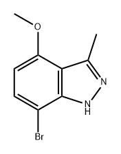 7-bromo-4-methoxy-3-methyl-1H-indazole Structure