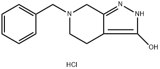 6-苄基-1,2,4,5,6,7-六氢-3H-吡唑[3,4-C]吡啶-3-酮盐酸盐, 1782461-34-0, 结构式