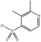 2,3-二甲基吡啶-4-磺酰氯,1782510-22-8,结构式