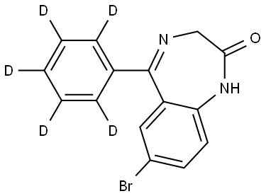 Desalkylgidazepam-d5 Structure
