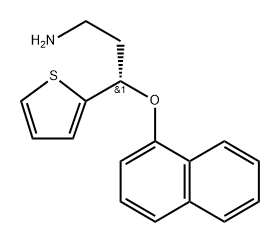 度洛西汀N-去甲基代谢物 结构式