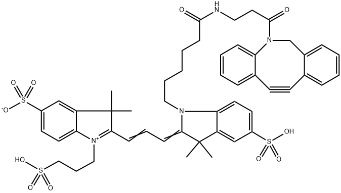 Cy3 DBCO Structure