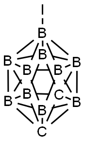 9-Iodo-o-carborane Struktur