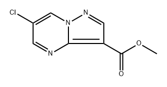 methyl 6-chloropyrazolo[1,5-a]pyrimidine-3-carboxylate Structure