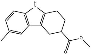 methyl 6-methyl-2,3,4,9-tetrahydro-1H-carbazole-3-carboxylate,1783706-43-3,结构式
