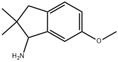 6-methoxy-2,2-dimethyl-2,3-dihydro-1H-inden-1-amine Structure