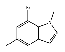 7-溴-1,5-二甲基-1H-吲唑, 1784123-55-2, 结构式