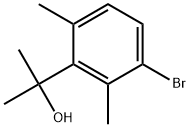 3-Bromo-α,α,2,6-tetramethylbenzenemethanol Struktur