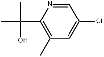 2-Pyridinemethanol, 5-chloro-α,α,3-trimethyl-,1784509-19-8,结构式