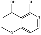 1-(2-chloro-4-methoxypyridin-3-yl)ethanol Struktur