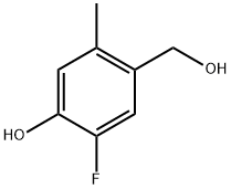 2-Fluoro-4-(hydroxymethyl)-5-methylphenol Structure