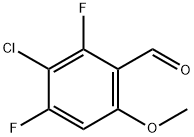 6-溴-3-氯-2,4-二氟苯甲醛,1784896-32-7,结构式