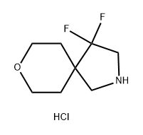 4,4-difluoro-8-oxa-2-azaspiro[4.5]decane hydrochloride 结构式