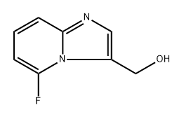 {5-fluoroimidazo[1,2-a]pyridin-3-yl}methanol Struktur