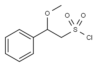Benzeneethanesulfonyl chloride, β-methoxy- Structure