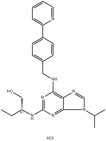 (R)-CR8 (trihydrochloride), 1786438-30-9, 结构式