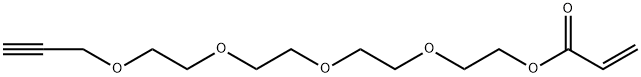 丙炔-五聚乙二醇-丙烯酸酯, 1793063-26-9, 结构式