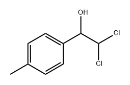Benzenemethanol, α-(dichloromethyl)-4-methyl- 结构式