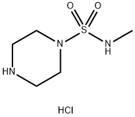 N-Methylpiperazine-1-sulfonamide hydrochloride Struktur