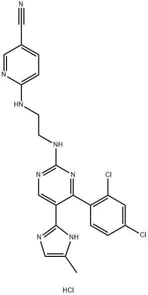 CHIR-99021盐酸盐,1797989-42-4,结构式