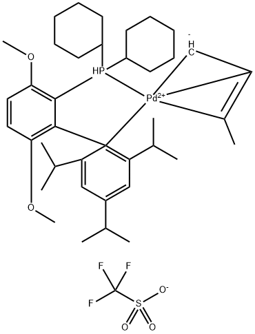 BrettPhos Pd(crotyl)OTf Structure