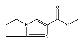 6,7-Dihydro-5H-pyrrolo[1,2-a]imidazole-2-carboxylic acid methyl ester Struktur