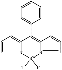 5-苯基二吡咯甲烷氟硼络合物,180156-50-7,结构式