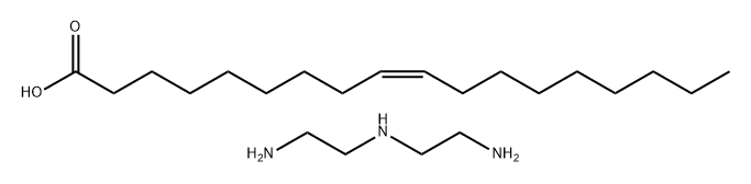 oleic acid, compound with N-(2-aminoethyl)ethane-1,2-diamine Structure