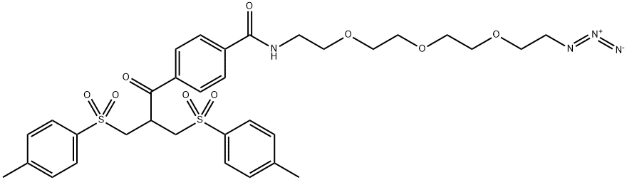 BIS-SULFONE-PEG3-AZIDE, 1802908-01-5, 结构式