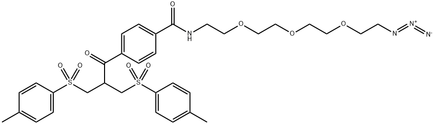 BIS-SULFONE-PEG3-AZIDE 结构式