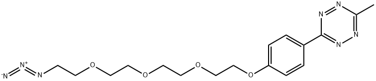 METHYLTETRAZINE-PEG4-AZIDE,1802908-04-8,结构式