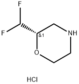 (S)-2-(二氟甲基)吗啉盐酸盐, 1802989-03-2, 结构式