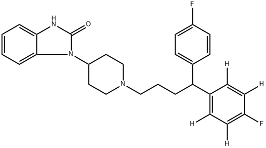 PiMozide-d4, 1803193-57-8, 结构式