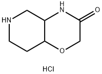 六氢-2H-吡啶并[4,3-B][1,4]噁嗪-3(4H)-盐酸盐,1803562-18-6,结构式
