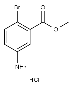 methyl 5-amino-2-bromobenzoate hydrochloride Structure