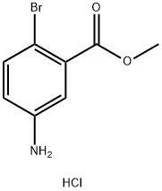 methyl 5-amino-2-bromobenzoate hydrochloride Structure