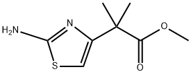 甲基 2-(2-氨基噻唑-4-基)-2-甲基丙酯,1803585-37-6,结构式