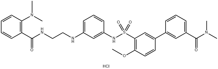 YNT-185 DIHYDROCHLORIDE HYDRATE, 1804978-82-2, 结构式