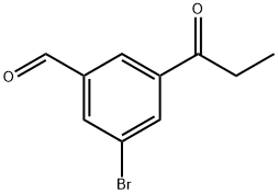 3-Bromo-5-(1-oxopropyl)benzaldehyde|